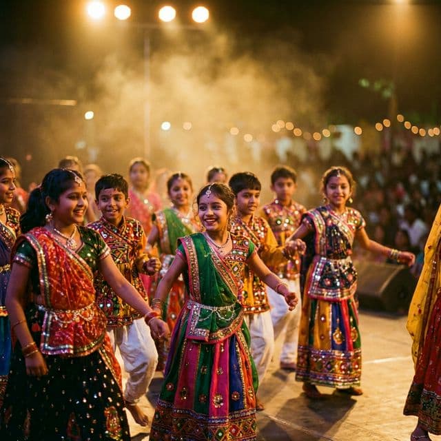 Children performing at Annual Day